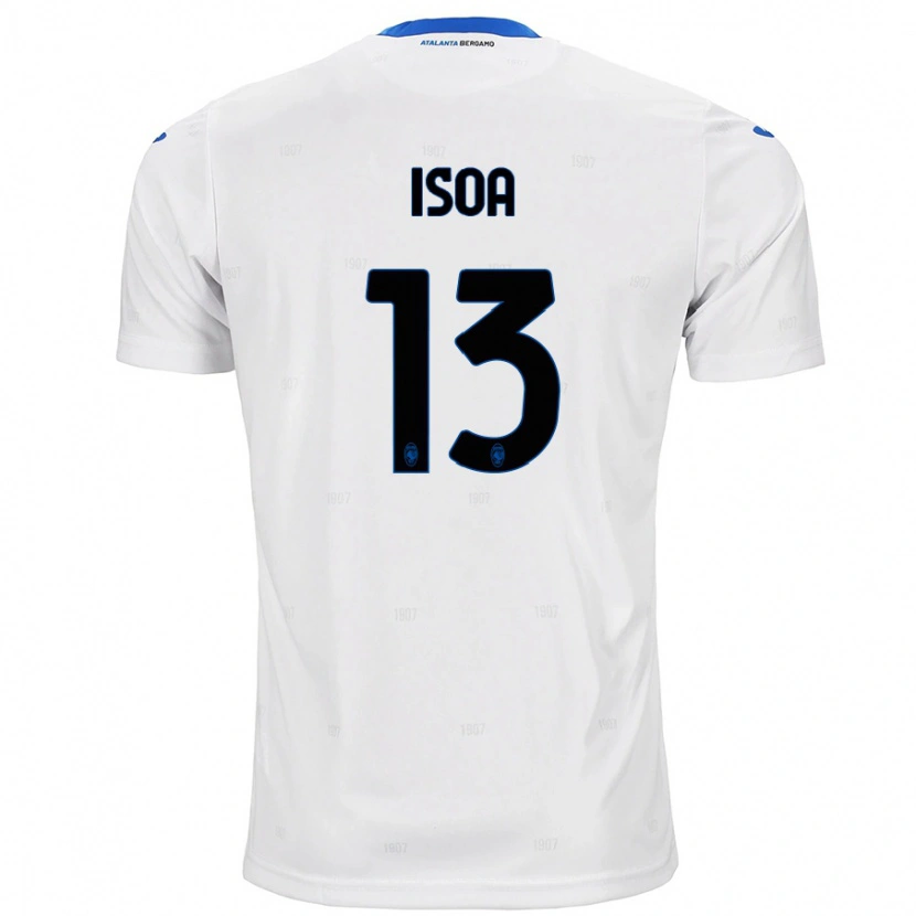 Danxen Dame Isaac Isoa #13 Hvit Bortetrøye Drakt Trøye 2024/25 Skjorter T-Skjorte