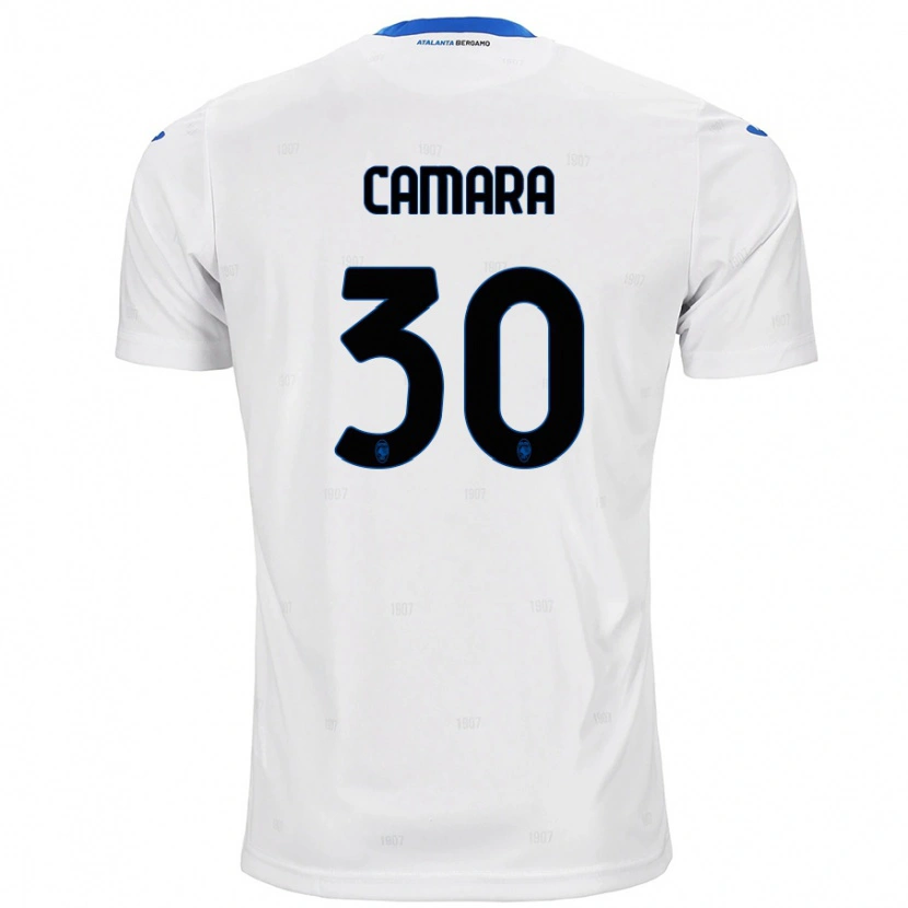 Danxen Dame Henry Camara #30 Hvit Bortetrøye Drakt Trøye 2024/25 Skjorter T-Skjorte