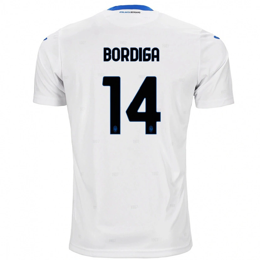 Danxen Dame Michele Bordiga #14 Hvit Bortetrøye Drakt Trøye 2024/25 Skjorter T-Skjorte