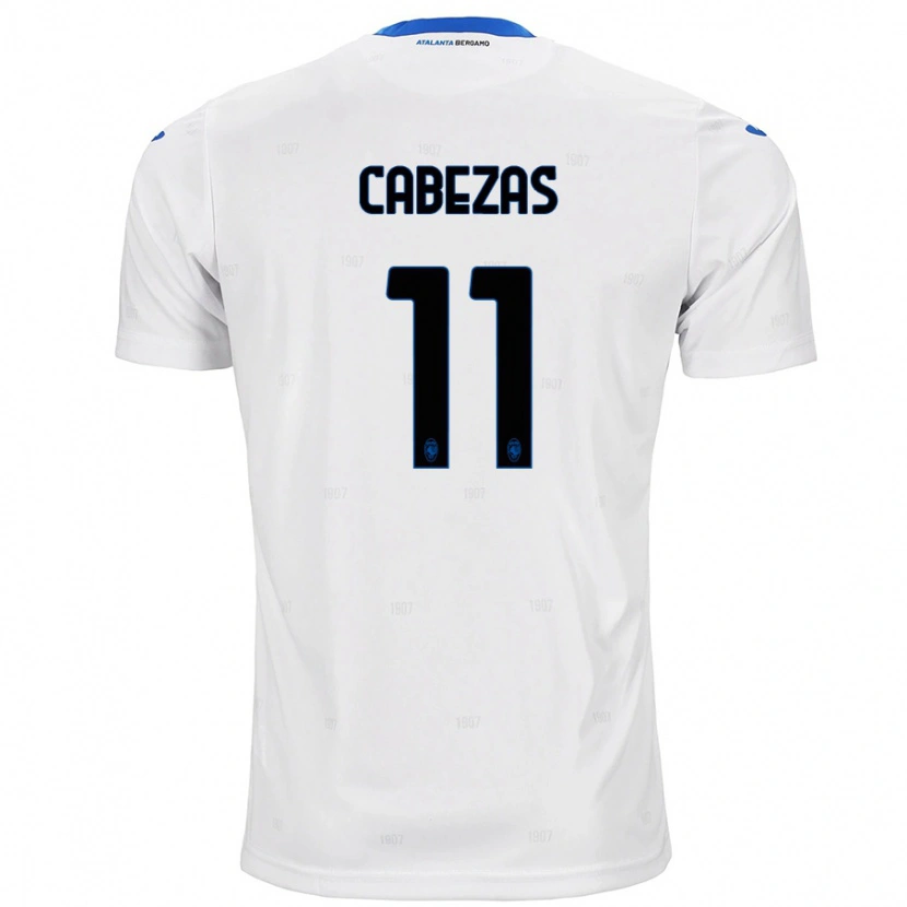 Danxen Dame Bryan Cabezas #11 Hvit Bortetrøye Drakt Trøye 2024/25 Skjorter T-Skjorte