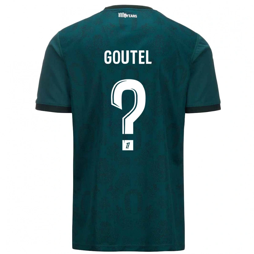 Danxen Dame Farid Goutel #0 Mørk Grønn Bortetrøye Drakt Trøye 2024/25 Skjorter T-Skjorte