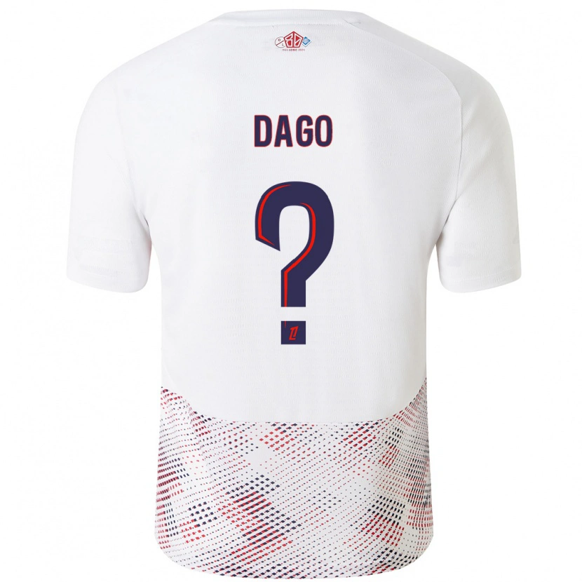 Danxen Dame Trévis Dago #0 Hvit Kongeblå Bortetrøye Drakt Trøye 2024/25 Skjorter T-Skjorte