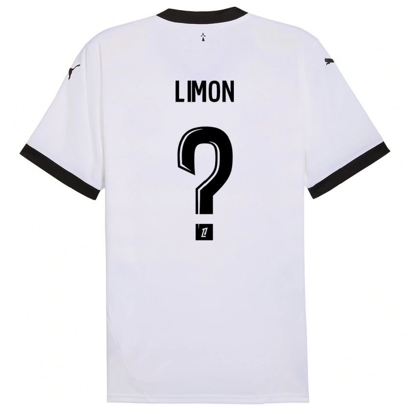 Danxen Dame Paolo Limon #0 Hvit Svart Bortetrøye Drakt Trøye 2024/25 Skjorter T-Skjorte