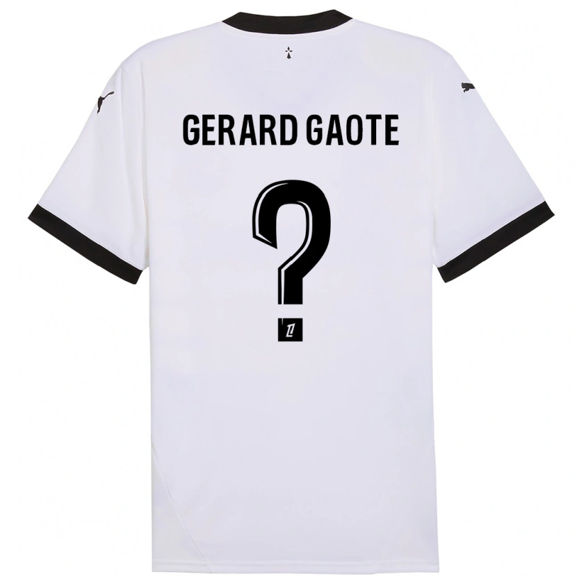 Danxen Dame Steven Gerard Gaote #0 Hvit Svart Bortetrøye Drakt Trøye 2024/25 Skjorter T-Skjorte