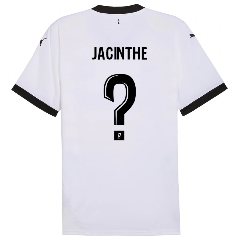Danxen Dame Dee-Shawn Jacinthe #0 Hvit Svart Bortetrøye Drakt Trøye 2024/25 Skjorter T-Skjorte