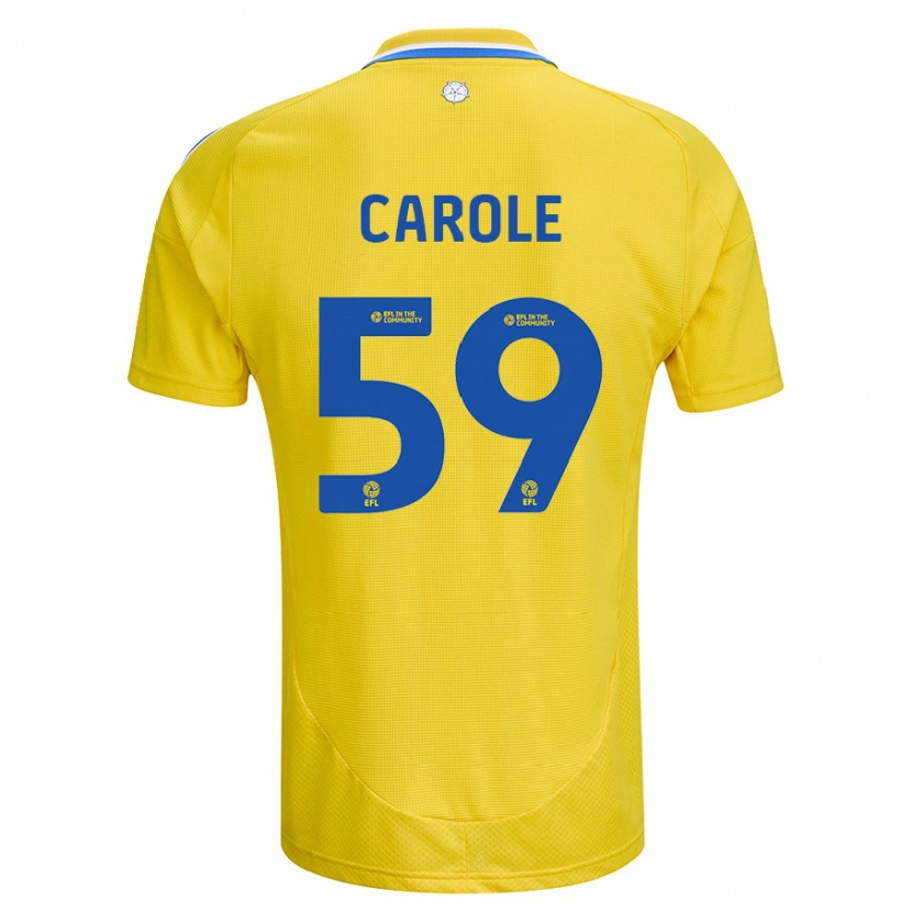 Danxen Dame Keenan Carole #59 Gul Blå Bortetrøye Drakt Trøye 2024/25 Skjorter T-Skjorte