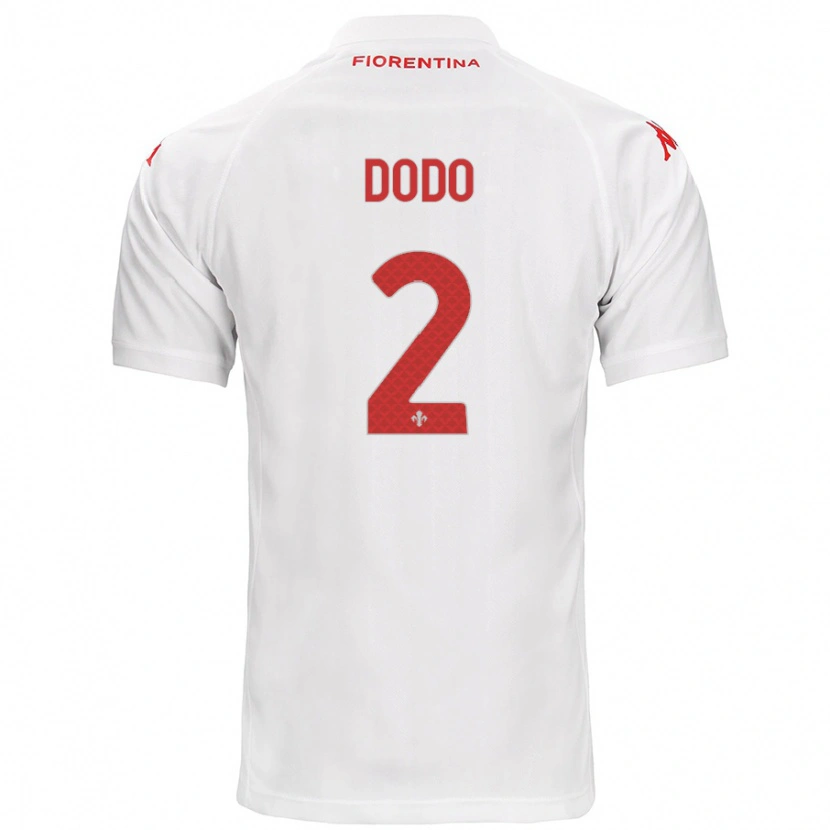 Danxen Dame Dodô #2 Hvit Bortetrøye Drakt Trøye 2024/25 Skjorter T-Skjorte