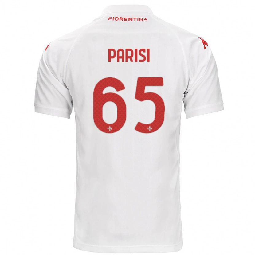 Danxen Dame Fabiano Parisi #65 Hvit Bortetrøye Drakt Trøye 2024/25 Skjorter T-Skjorte