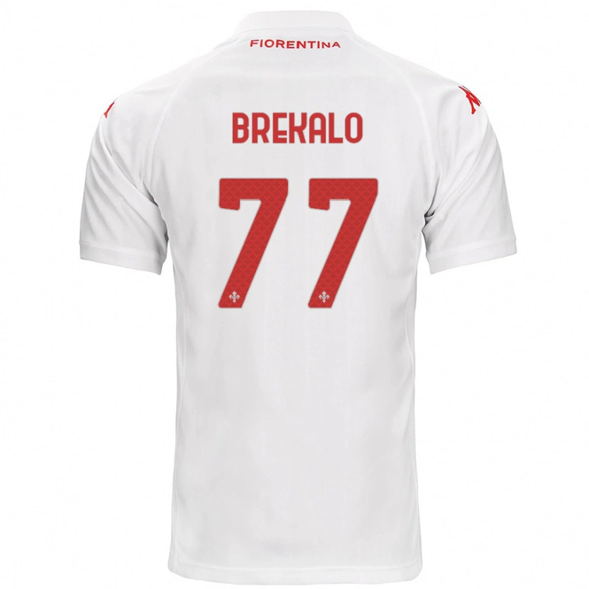 Danxen Dame Josip Brekalo #77 Hvit Bortetrøye Drakt Trøye 2024/25 Skjorter T-Skjorte