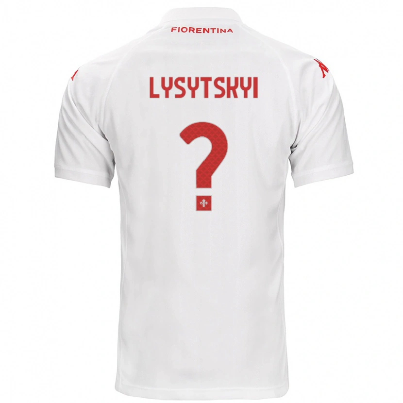 Danxen Dame Andriy Lysytskyi #0 Hvit Bortetrøye Drakt Trøye 2024/25 Skjorter T-Skjorte