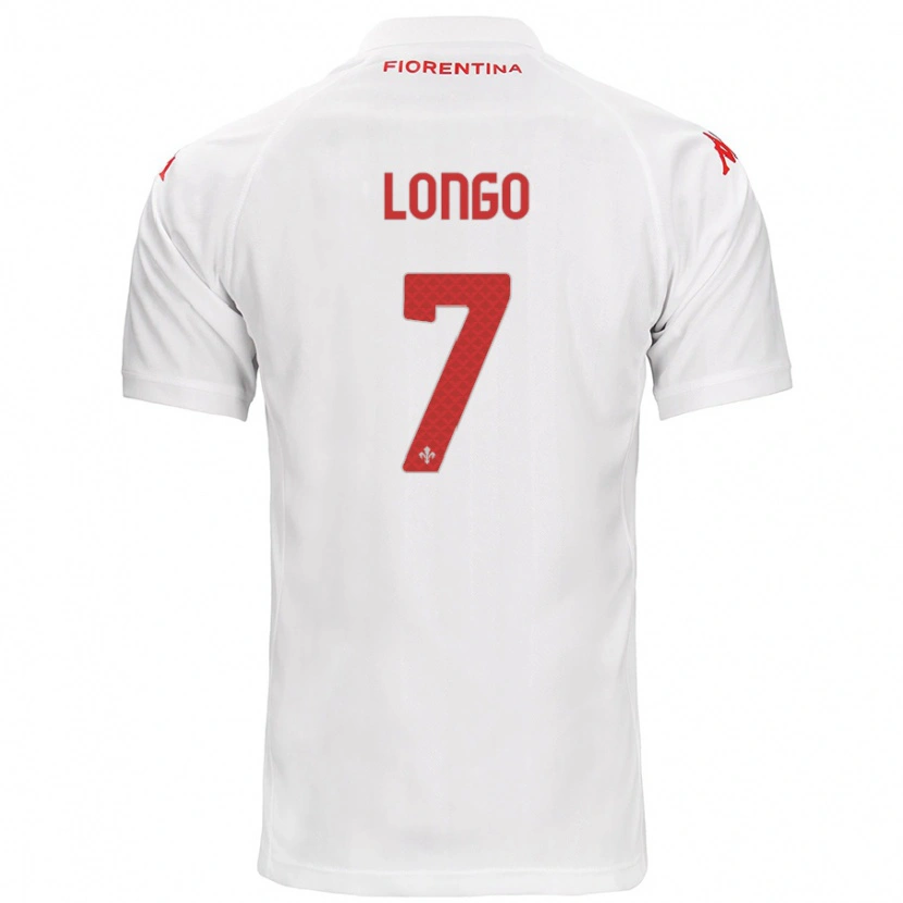 Danxen Dame Miriam Longo #7 Hvit Bortetrøye Drakt Trøye 2024/25 Skjorter T-Skjorte