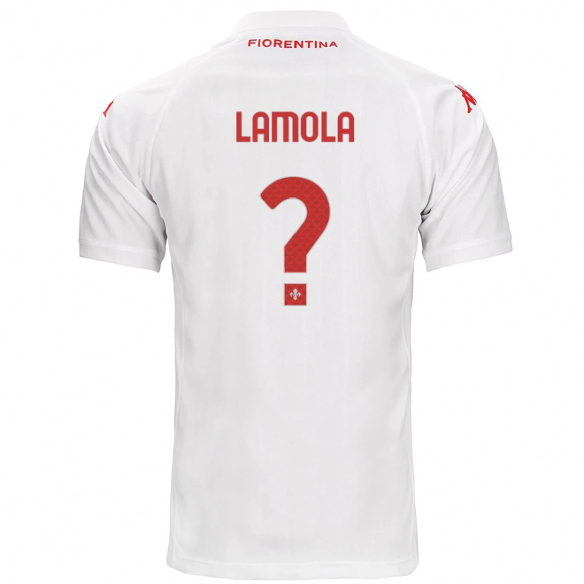 Danxen Dame Lorenzo Lamola #0 Hvit Bortetrøye Drakt Trøye 2024/25 Skjorter T-Skjorte