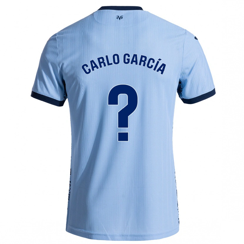 Danxen Dame Carlo García #0 Himmelblå Bortetrøye Drakt Trøye 2024/25 Skjorter T-Skjorte