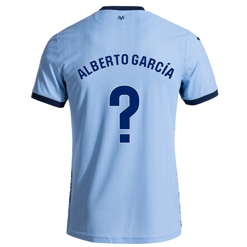 Danxen Dame Alberto García #0 Himmelblå Bortetrøye Drakt Trøye 2024/25 Skjorter T-Skjorte