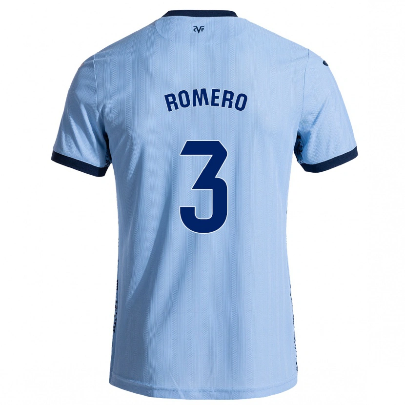 Danxen Dame Cristo Romero #3 Himmelblå Bortetrøye Drakt Trøye 2024/25 Skjorter T-Skjorte