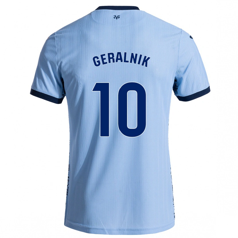 Danxen Dame Tiago Geralnik #10 Himmelblå Bortetrøye Drakt Trøye 2024/25 Skjorter T-Skjorte