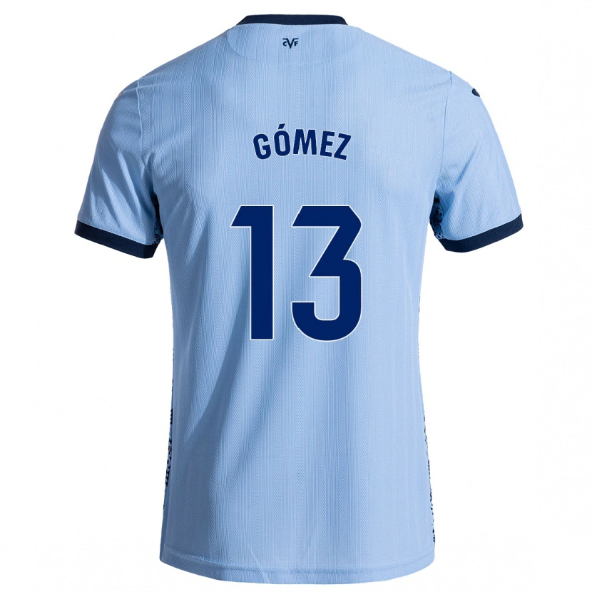 Danxen Dame Rubén Gómez #13 Himmelblå Bortetrøye Drakt Trøye 2024/25 Skjorter T-Skjorte