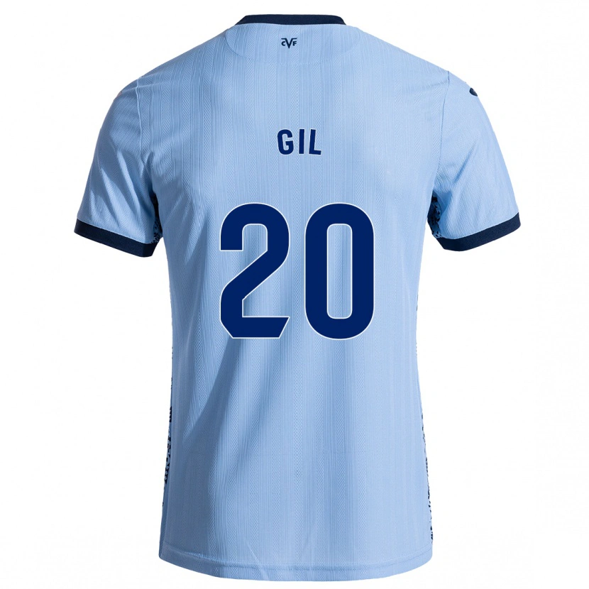 Danxen Dame Mario Gil #20 Himmelblå Bortetrøye Drakt Trøye 2024/25 Skjorter T-Skjorte