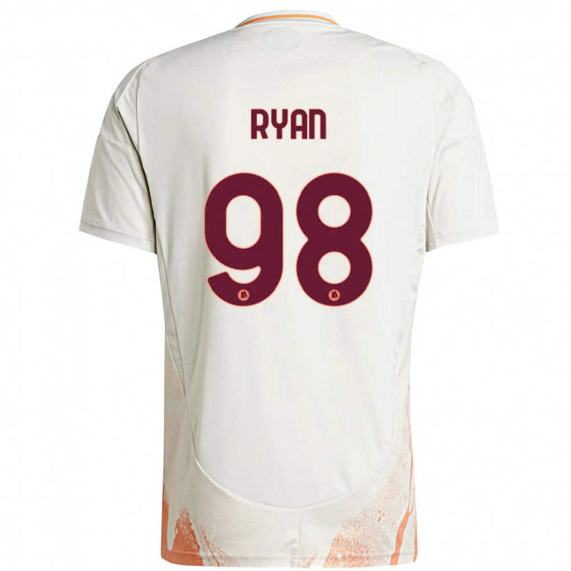 Danxen Dame Mathew Ryan #98 Kremhvit Oransje Bortetrøye Drakt Trøye 2024/25 Skjorter T-Skjorte