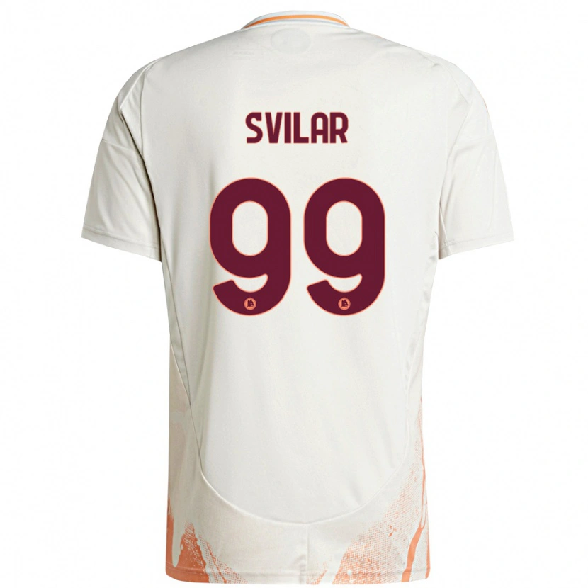 Danxen Dame Mile Svilar #99 Kremhvit Oransje Bortetrøye Drakt Trøye 2024/25 Skjorter T-Skjorte