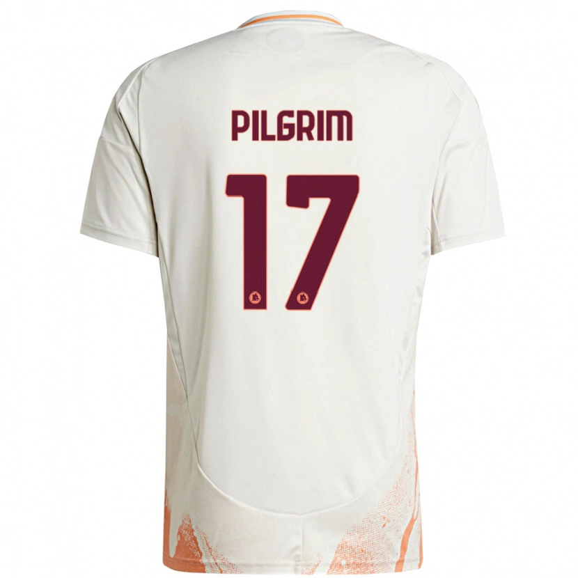 Danxen Dame Alayah Pilgrim #17 Kremhvit Oransje Bortetrøye Drakt Trøye 2024/25 Skjorter T-Skjorte