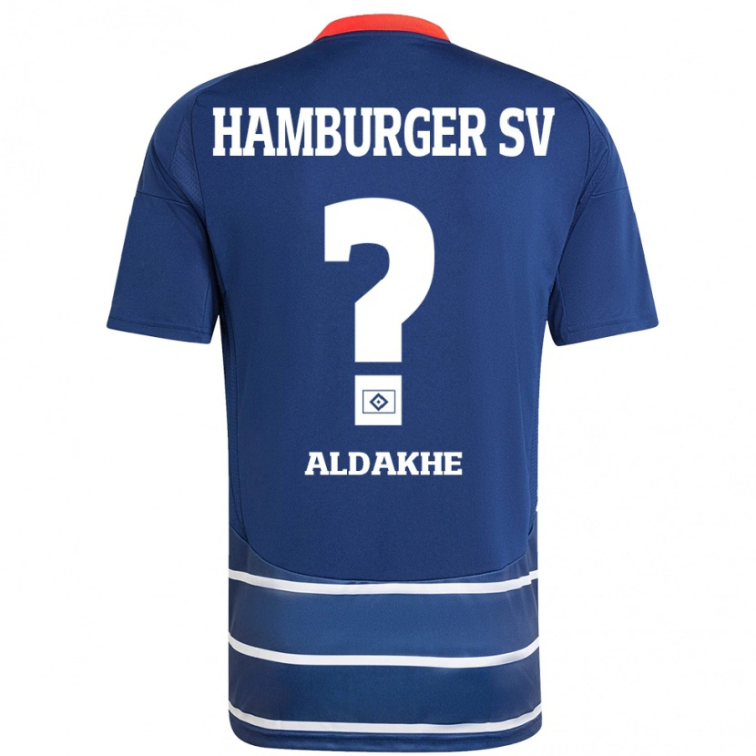 Danxen Dame Ather Aldakhe #0 Mørkeblått Bortetrøye Drakt Trøye 2024/25 Skjorter T-Skjorte