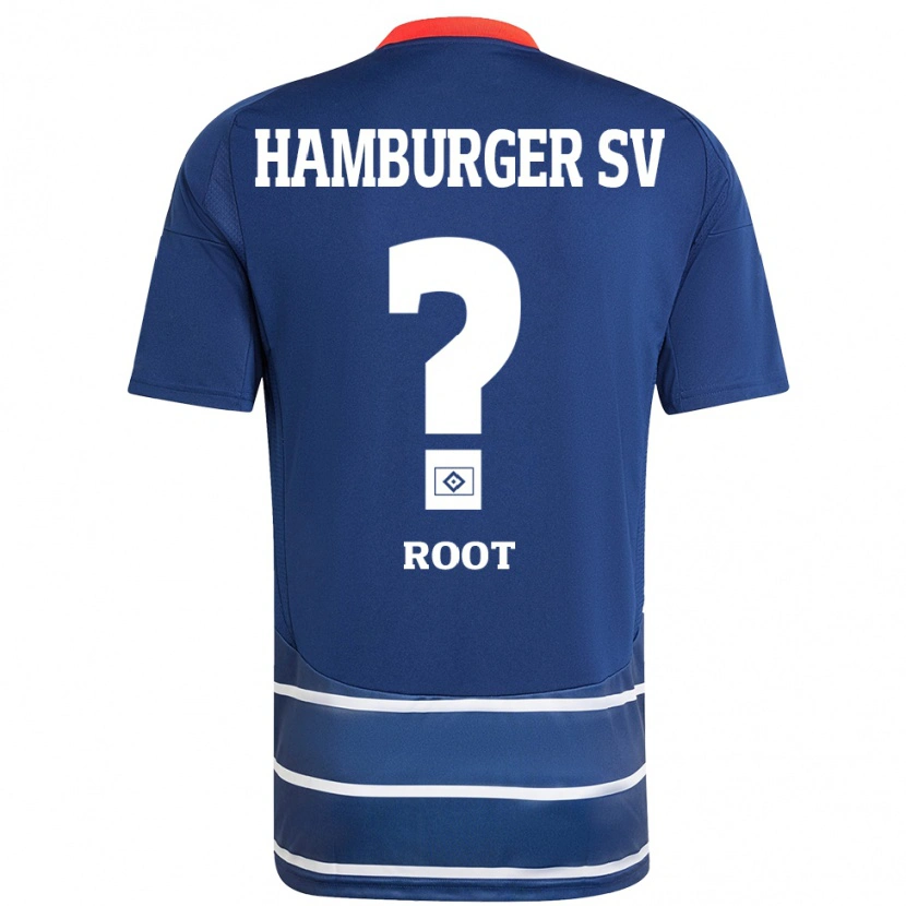 Danxen Dame Andreas Root #0 Mørkeblått Bortetrøye Drakt Trøye 2024/25 Skjorter T-Skjorte