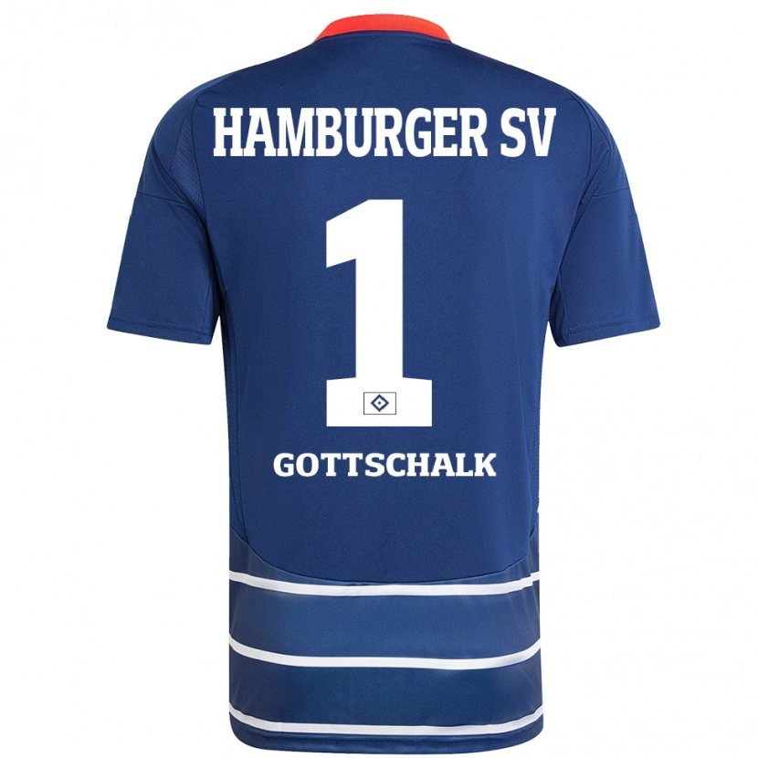 Danxen Dame Juri Gottschalk #1 Mørkeblått Bortetrøye Drakt Trøye 2024/25 Skjorter T-Skjorte