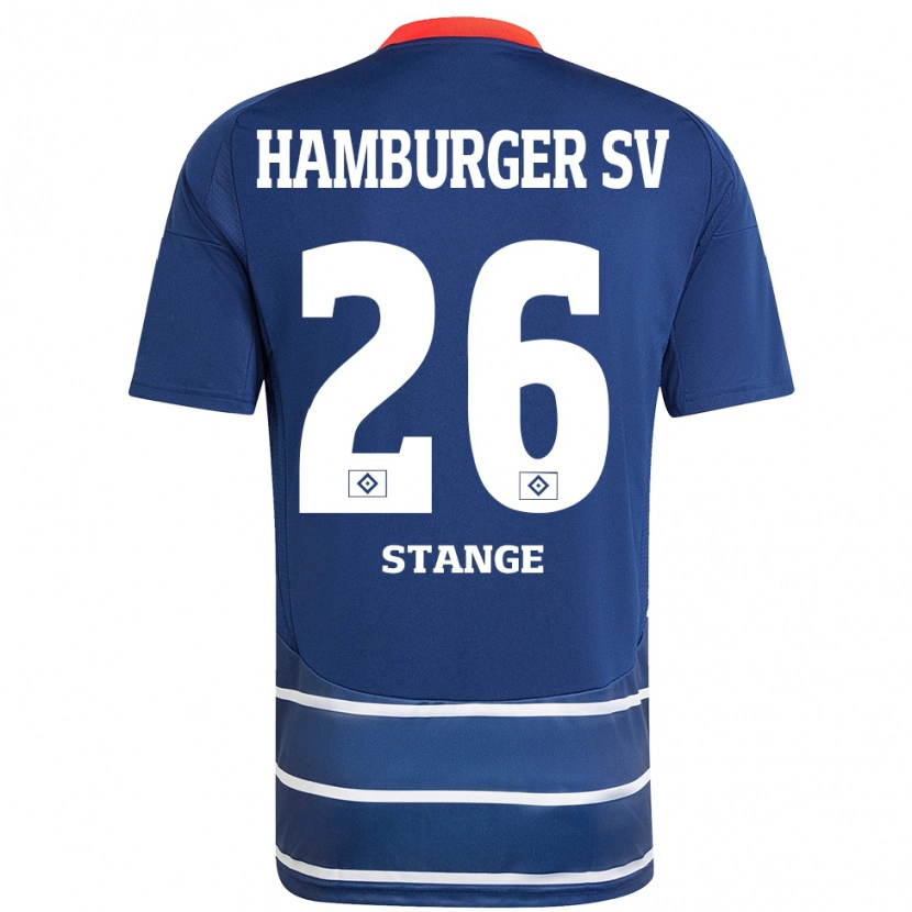 Danxen Dame Otto Stange #26 Mørkeblått Bortetrøye Drakt Trøye 2024/25 Skjorter T-Skjorte