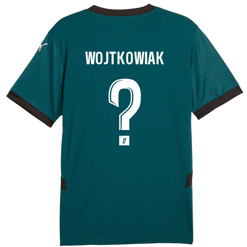Danxen Dame Valentin Wojtkowiak #0 Mørkegrønn Bortetrøye Drakt Trøye 2024/25 Skjorter T-Skjorte