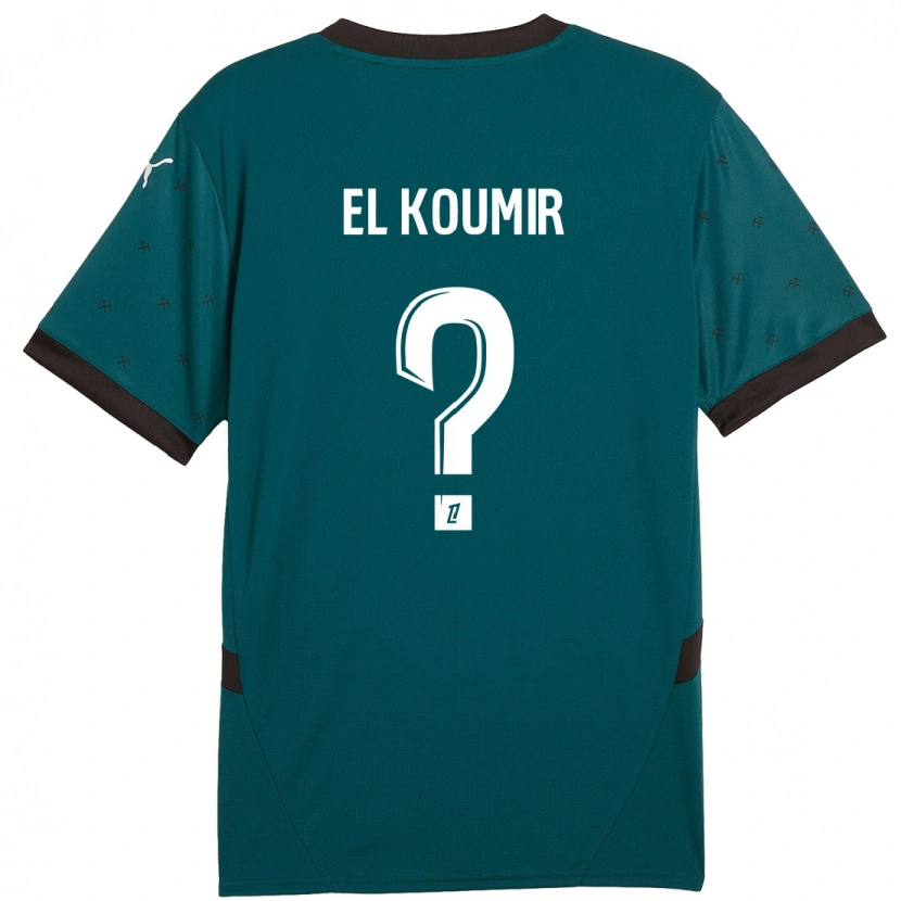 Danxen Dame Kaïna El Koumir #0 Mørkegrønn Bortetrøye Drakt Trøye 2024/25 Skjorter T-Skjorte