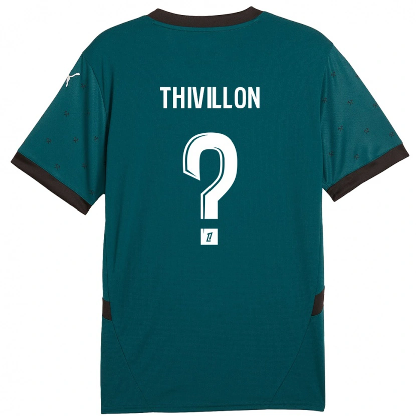 Danxen Dame Lina Thivillon #0 Mørkegrønn Bortetrøye Drakt Trøye 2024/25 Skjorter T-Skjorte