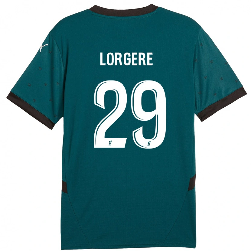 Danxen Dame Charlotte Lorgeré #29 Mørkegrønn Bortetrøye Drakt Trøye 2024/25 Skjorter T-Skjorte