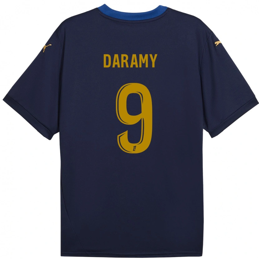 Danxen Dame Mohamed Daramy #9 Marine Gull Bortetrøye Drakt Trøye 2024/25 Skjorter T-Skjorte