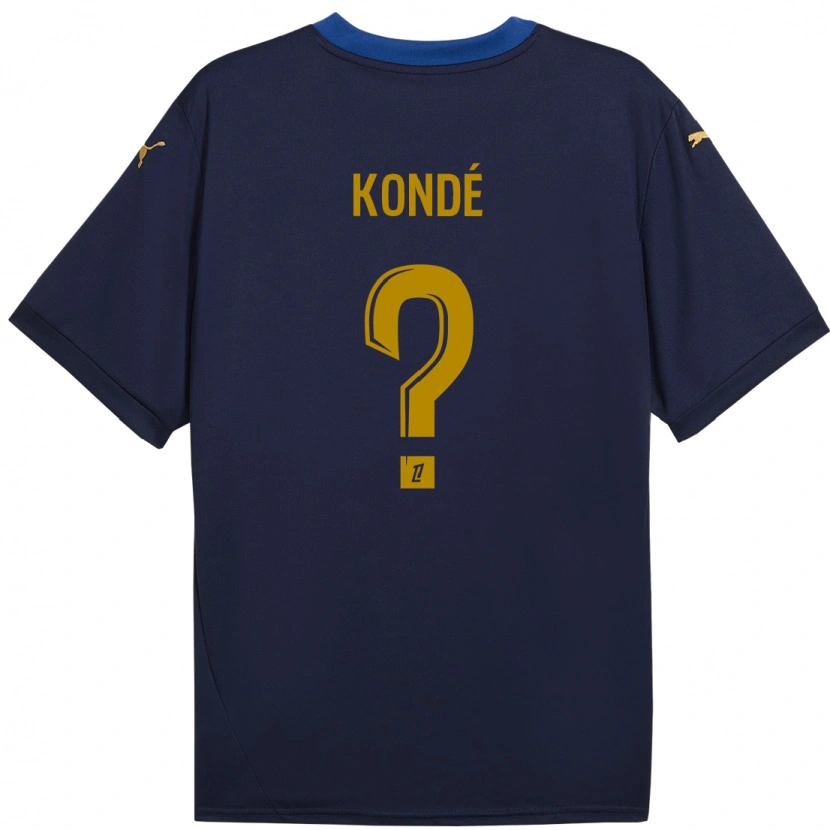 Danxen Dame Jean-Charles Kondé #0 Marine Gull Bortetrøye Drakt Trøye 2024/25 Skjorter T-Skjorte