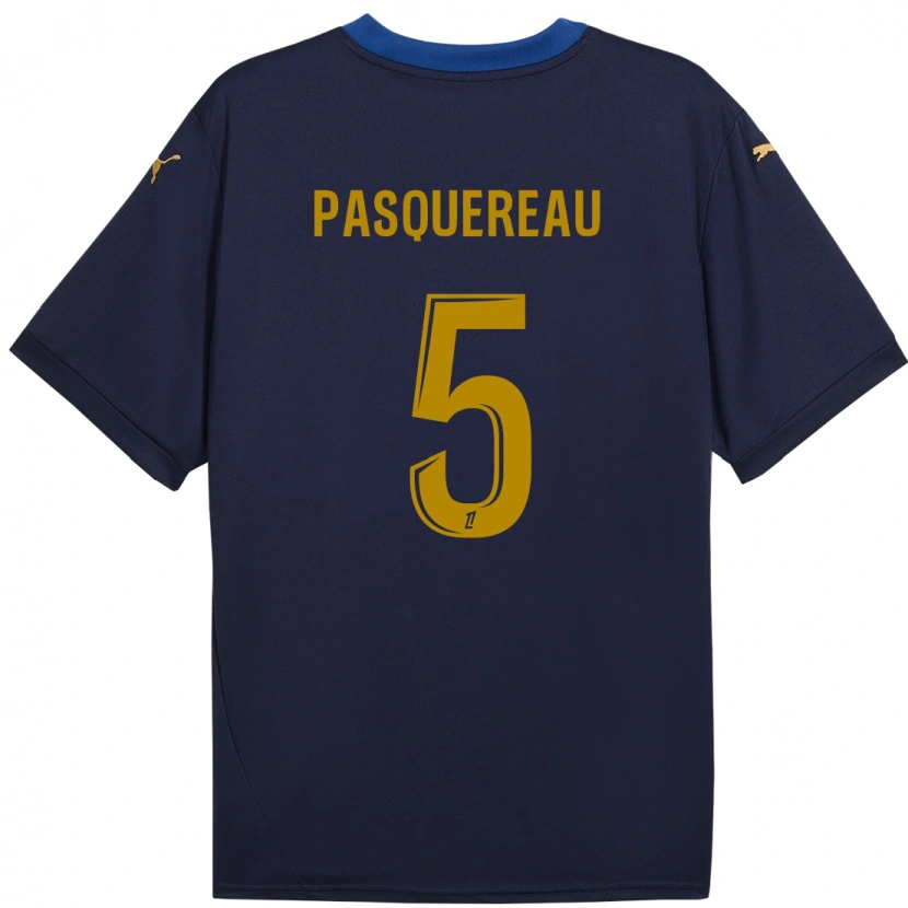Danxen Dame Julie Pasquereau #5 Marine Gull Bortetrøye Drakt Trøye 2024/25 Skjorter T-Skjorte