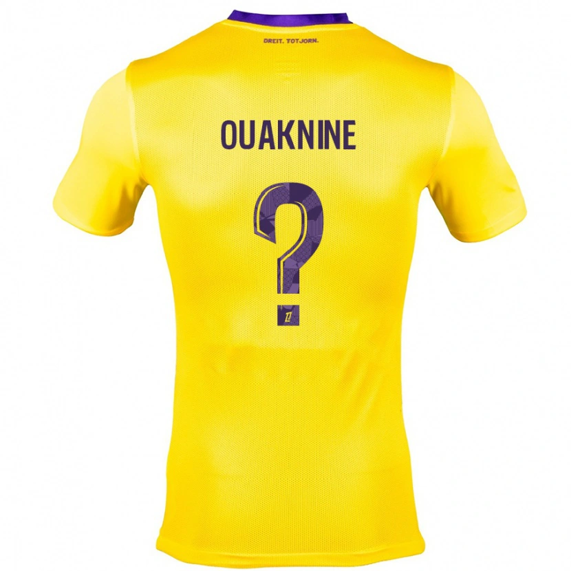 Danxen Dame Jules Ouaknine #0 Gul Lilla Bortetrøye Drakt Trøye 2024/25 Skjorter T-Skjorte