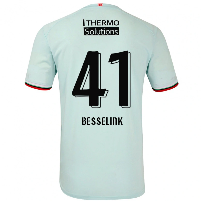 Danxen Dame Gijs Besselink #41 Lysegrønn Bortetrøye Drakt Trøye 2024/25 Skjorter T-Skjorte