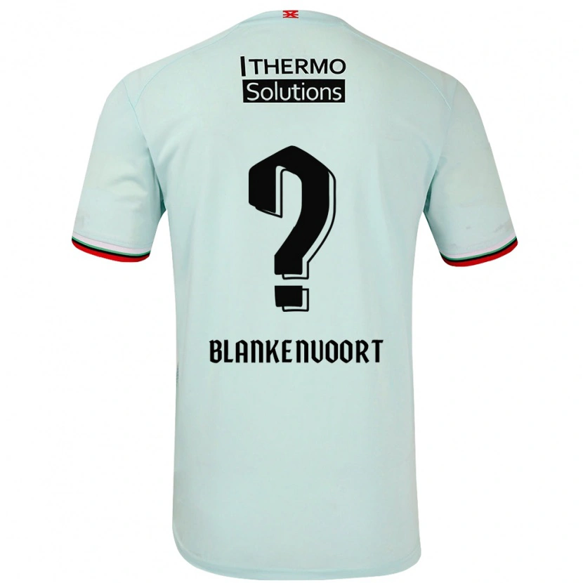 Danxen Dame Rens Blankenvoort #0 Lysegrønn Bortetrøye Drakt Trøye 2024/25 Skjorter T-Skjorte