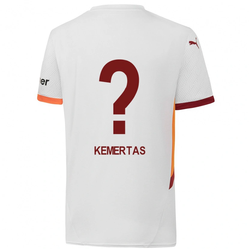 Danxen Dame Batın Özden Kemertaş #0 Hvit Gul Rød Bortetrøye Drakt Trøye 2024/25 Skjorter T-Skjorte