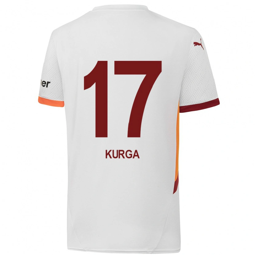 Danxen Dame Handan Kurğa #17 Hvit Gul Rød Bortetrøye Drakt Trøye 2024/25 Skjorter T-Skjorte