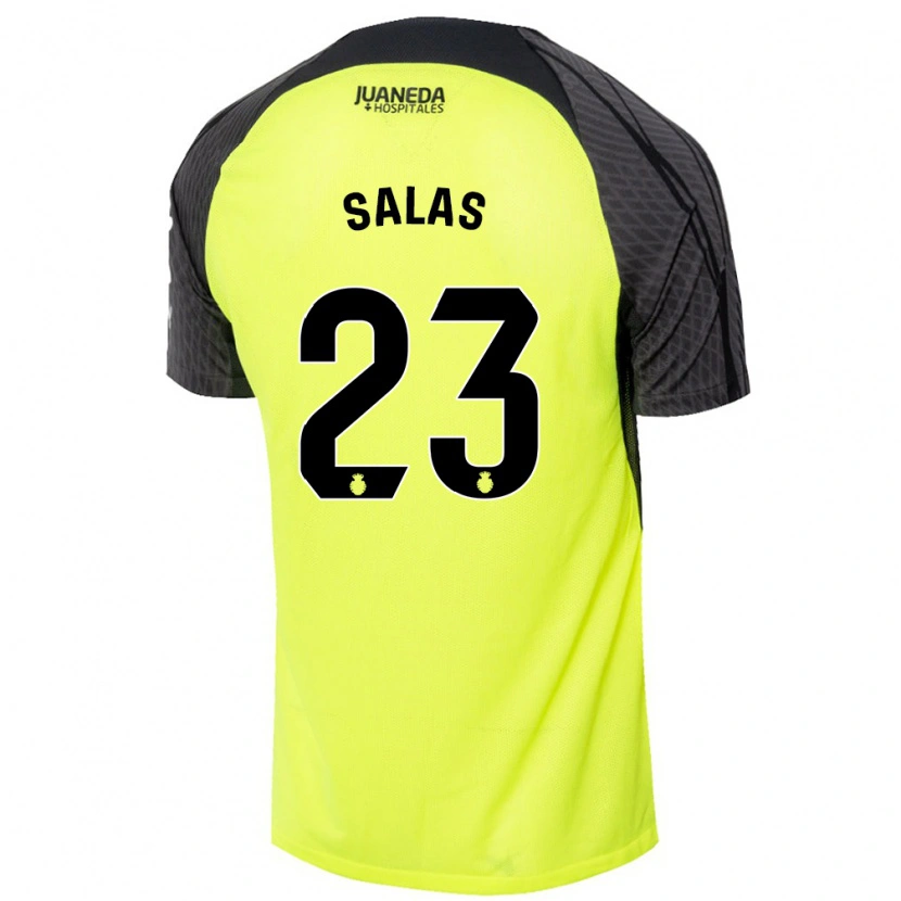 Danxen Dame Jan Salas #23 Fluorescerende Grønn Svart Bortetrøye Drakt Trøye 2024/25 Skjorter T-Skjorte