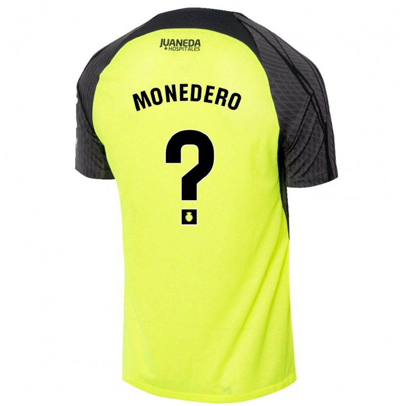 Danxen Dame Marc Monedero #0 Fluorescerende Grønn Svart Bortetrøye Drakt Trøye 2024/25 Skjorter T-Skjorte
