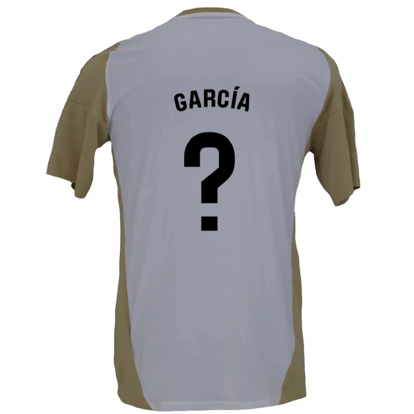 Danxen Dame Alberto García #0 Brun Hvit Bortetrøye Drakt Trøye 2024/25 Skjorter T-Skjorte