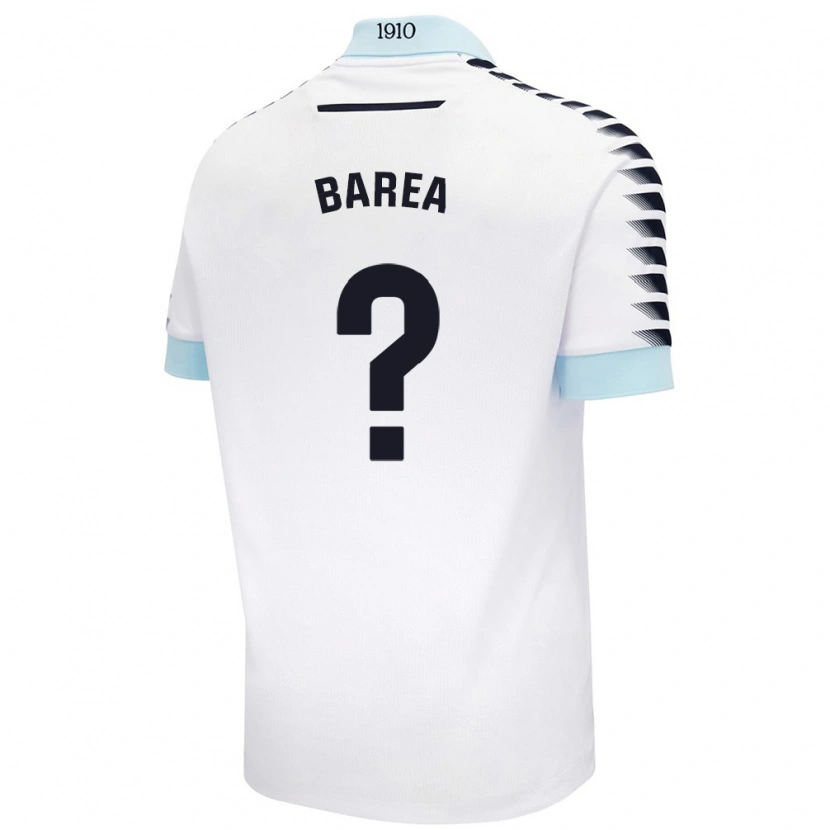 Danxen Dame Pablo Barea #0 Hvit Blå Bortetrøye Drakt Trøye 2024/25 Skjorter T-Skjorte
