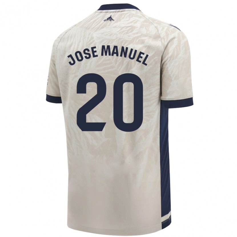 Danxen Dame José Manuel Arnáiz #20 Lys Grå Bortetrøye Drakt Trøye 2024/25 Skjorter T-Skjorte