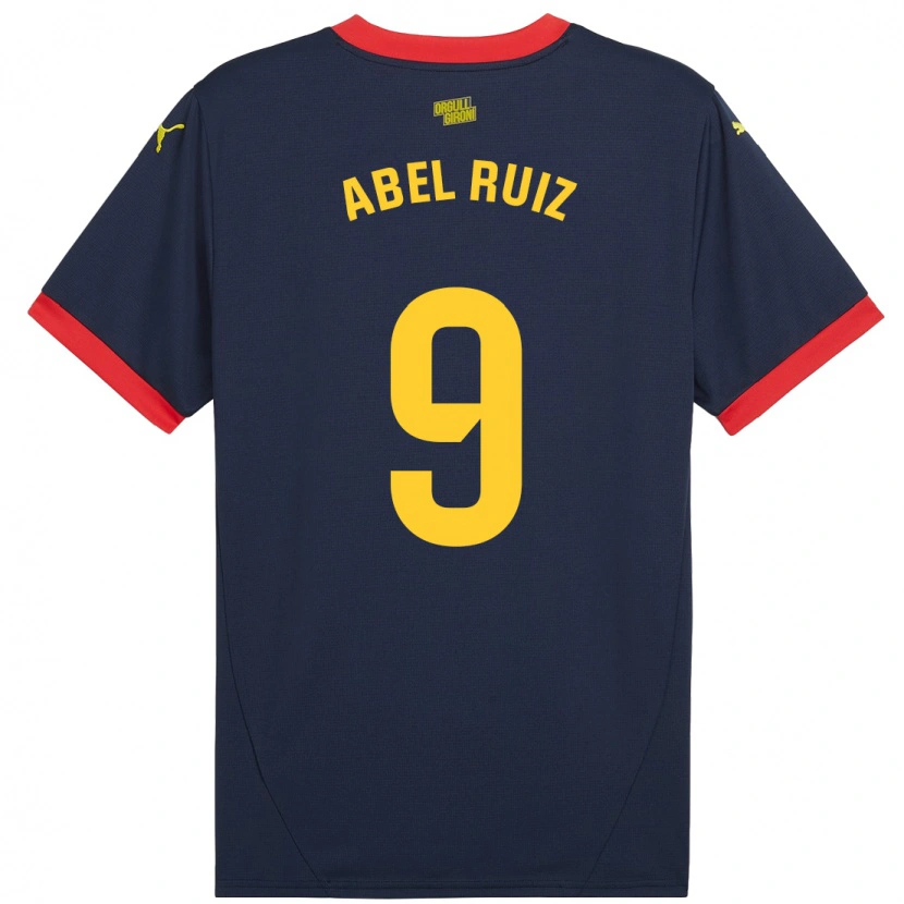 Danxen Dame Abel Ruiz #9 Marine Rød Bortetrøye Drakt Trøye 2024/25 Skjorter T-Skjorte