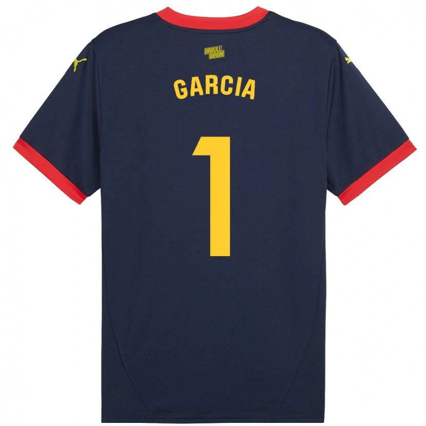 Danxen Dame Lucas García #1 Marine Rød Bortetrøye Drakt Trøye 2024/25 Skjorter T-Skjorte