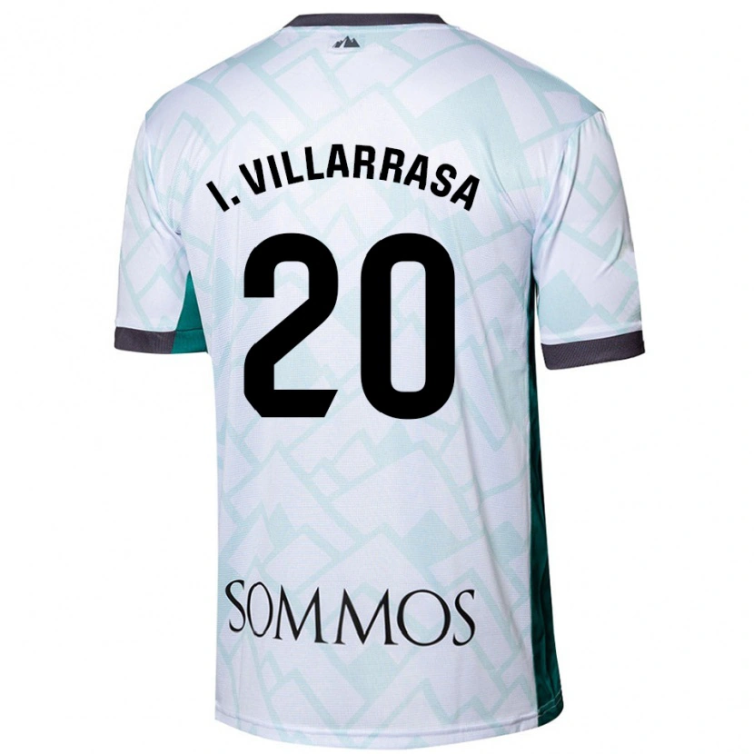 Danxen Dame Ignasi Vilarrasa #20 Hvit Grønn Bortetrøye Drakt Trøye 2024/25 Skjorter T-Skjorte
