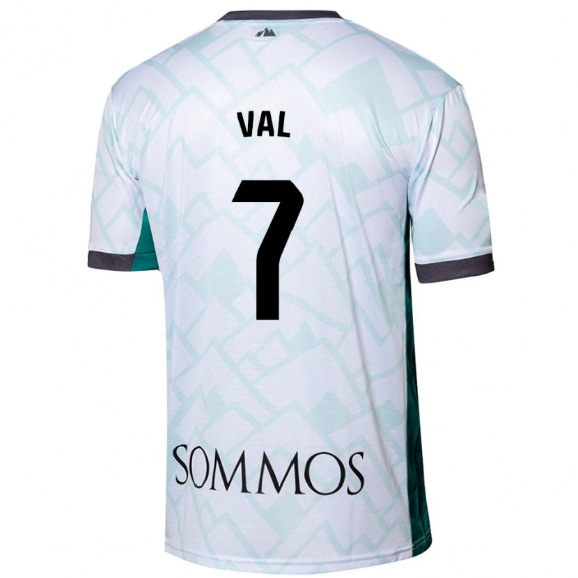 Danxen Dame Rodri Val #7 Hvit Grønn Bortetrøye Drakt Trøye 2024/25 Skjorter T-Skjorte